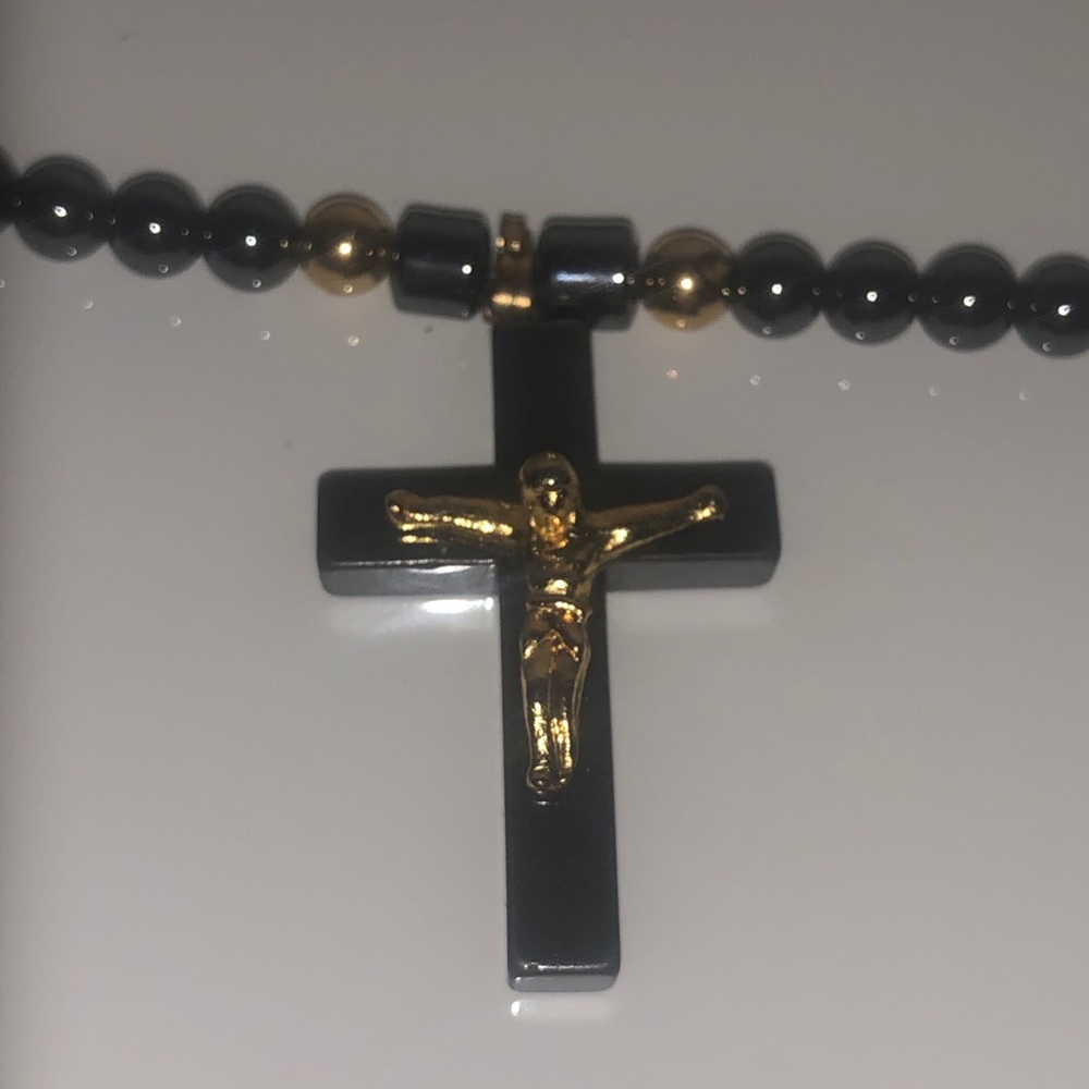 Vintage cross necklace